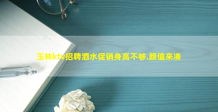 玉林ktv招聘酒水促销身高不够.颜值来凑